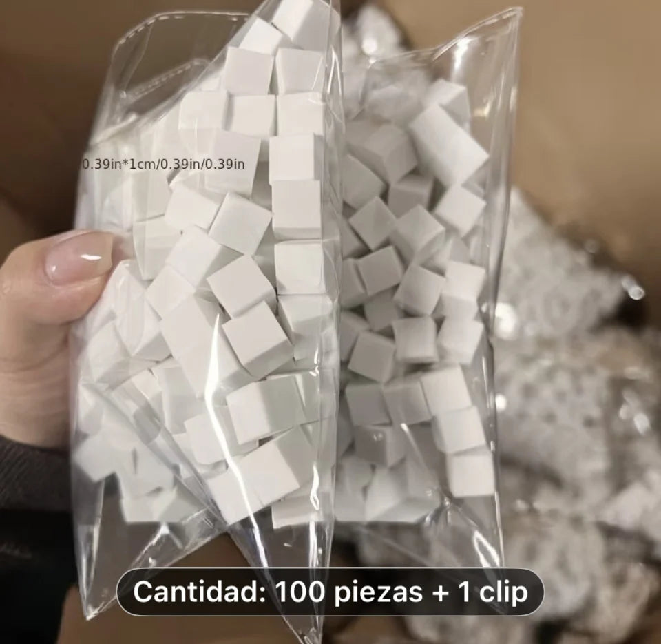 Esponja de Difuminado con gancho 100 pzas