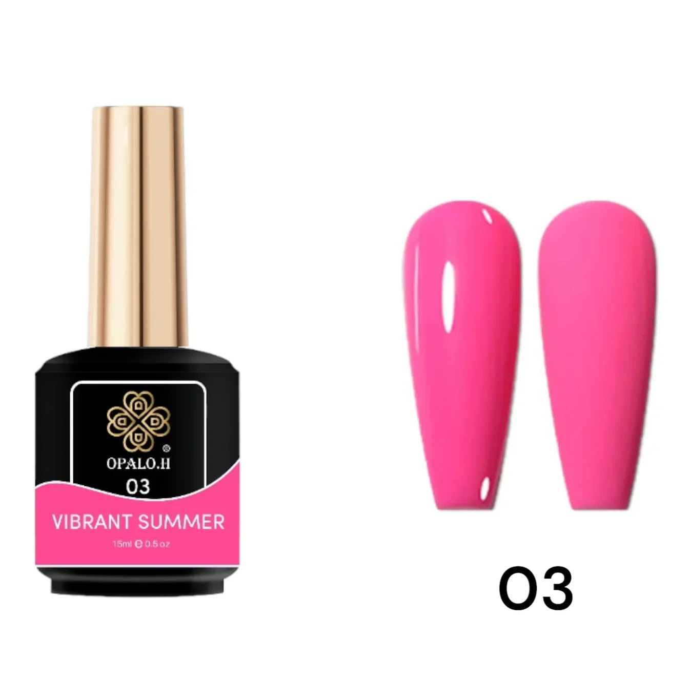 Vibrant Summer Gel Polish Opalo.H 15ml