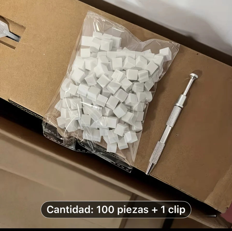 Esponja de Difuminado con gancho 100 pzas