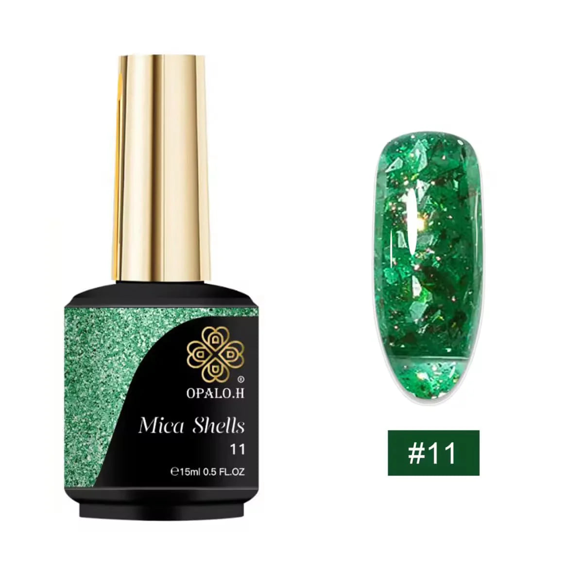 Mica Shells Gel Polish Opalo.H 15 ML