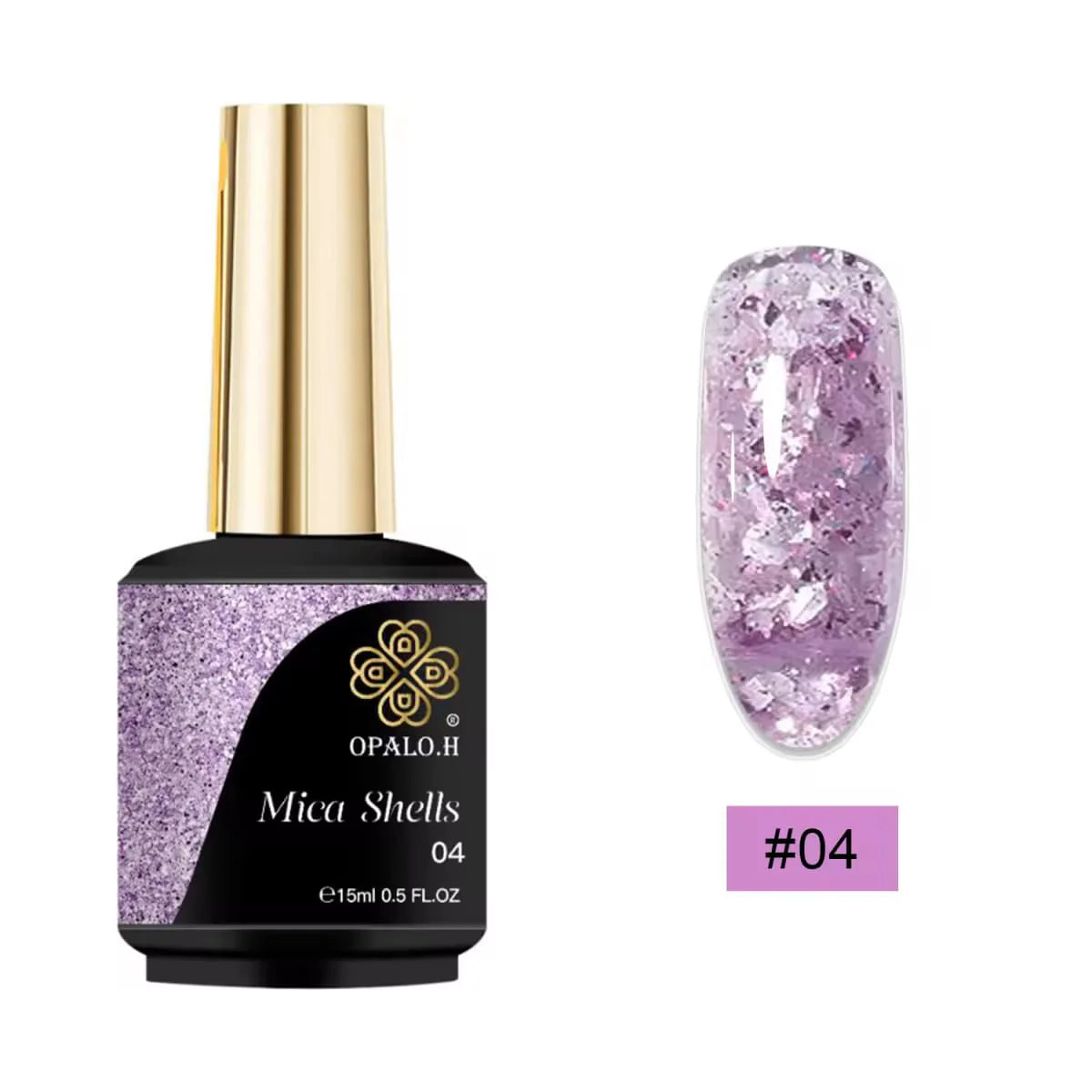 Mica Shells Gel Polish Opalo.H 15 ML