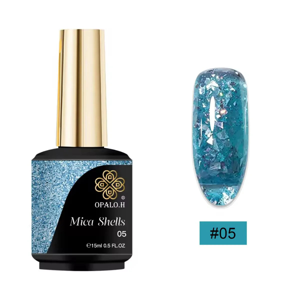 Mica Shells Gel Polish Opalo.H 15 ML