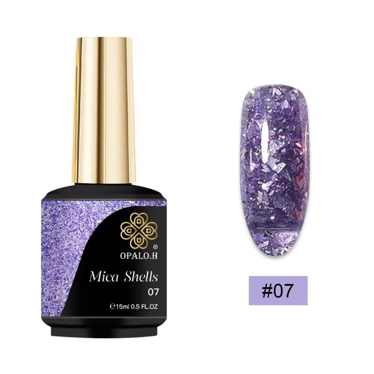 Mica Shells Gel Polish Opalo.H 15 ML