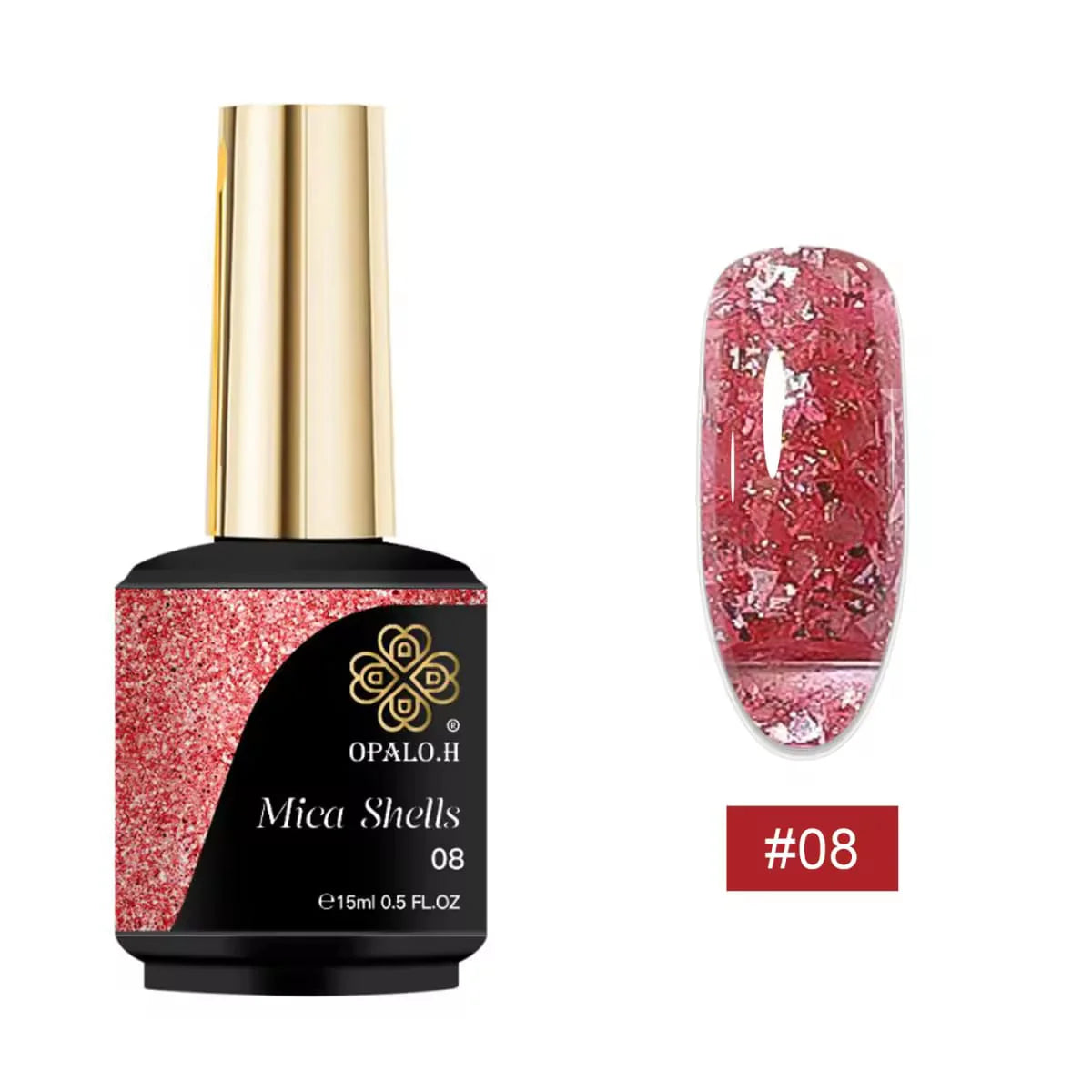 Mica Shells Gel Polish Opalo.H 15 ML